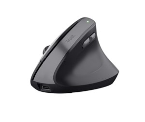 Mus - Trust Bayo II Wireless - Ergonomisk mus - Optisk - 6 - Svart - 25145