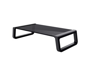 Skjerm - Trust Monta - Tempered glass monitor stand - Black - 25271