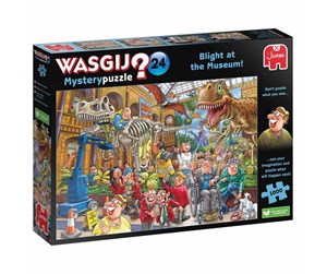 Puslespill - Wasgij Mystery Puzzle 24 Blight At The Museum! (1000) - JUM0014