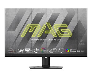 Skjerm - 32" MSI MAG 323UPFDE - 3840x2160 - 160Hz - Fast IPS - 90W USB-C - KVM - 9S6-3DC79T-002