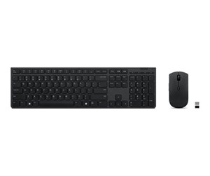 Tastatur - Lenovo Professional - keyboard and mouse set - QWERTY - US English - grey - Tastatur & Mussett - US English - Grå - 4X31K03968