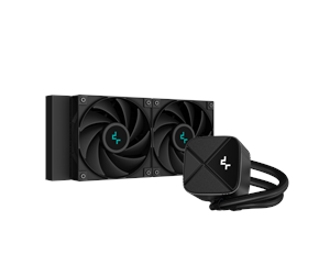 Prosessor-kjøler - DeepCool LS520S ZERO DARK - CPU Vannkjøling - Max 33 dBA - R-LS520-BKNNMM-G-1