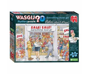 Puslespill - Wasgij Retro Mystery Puzzle 7 Everything must go! (1000) - JUM0018