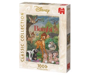 Puslespill - Jumbo Disney Bambi Movie Poster 1000 pcs - JUM9491