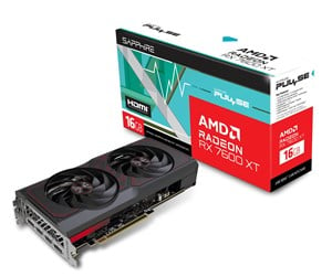 Grafikkort - Sapphire Radeon RX 7600 XT Pulse - 16GB GDDR6 RAM - Grafikkort - 11339-04-20G