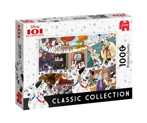 Puslespill - Jumbo Puzzle - Disney Classic Collection: 101 Dalmatians (1000 pcs) - JUM9487