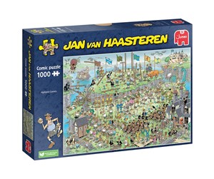 Puslespill - Jumbo Puzzle Jan van Haasteren Highland Games (1000 pcs) - JUM0069