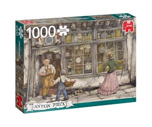 Puslespill - Jumbo Puzzle - The Clock Shop Anton (1000 pcs) - JUM8826