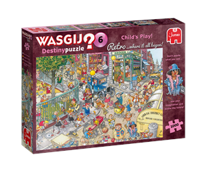 Puslespill - Wasgij Retro Destiny Puzzle 6 Child's Play! (1000) - JUM5015