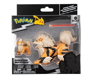 Figurer - Boti Pokemon Evolution Multipack Play Figures - Growlithe & Arcanine - 38193