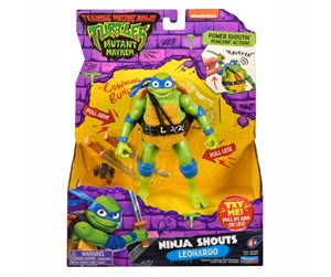 Figurer - Boti Teenage Mutant Ninja Turtles Ninja Shouts Figure - Leonardo - 38747