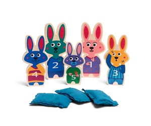 Utendørsleker - BS Toys Ball Throwing Bunnies Wood - Throwing Game - GA381