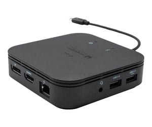 Dokkingstasjon - I-Tec Thunderbolt 3 Travel Dock Dual 4K Display + Power Delivery 60W - TB3TRAVELDOCKPD60WUK