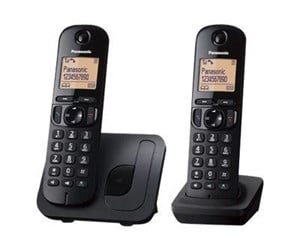 Telefon - Panasonic KX-TGC212FX - cordless phone with caller ID/call waiting + additional handset - 3-way call capability - kx-tgc212fxb