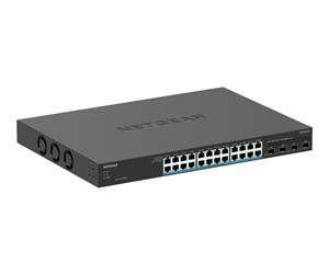 Switch/splitter - Netgear Smart MS324TXUP - switch - 24 ports - smart - rack-mountable - MS324TXUP-100EUS