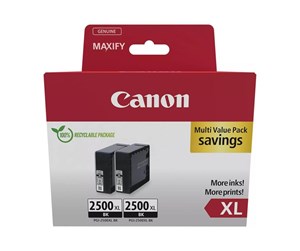 Printertilbehør blekk/toner - Canon PGI 2500XL BK Twin Pack - Blekkpatron Svart - 9254B011