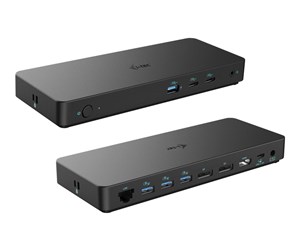 Dokkingstasjon - I-Tec - docking station - USB-C 3.2 Gen 2 / Thunderbolt 3 / Thunderbolt 4 - HDMI 2 x DP - GigE - C31TRIPLEDOCKPDPRO2