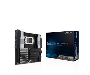 Hovedkort - ASUS PRO WS WRX90E-SAGE SE Hovedkort - AMD WRX90 - AMD sTR5 socket - DDR5 RAM - SSI (Server) - 90MB1FW0-M0EAY0