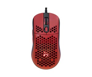 Mus - Arozzi Favo - mouse - USB - red - Mus - Optisk - 7 - Rød - AZ-FAVO-BKRD