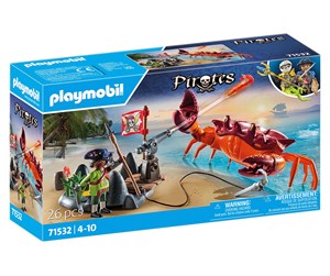 Playmobil - Playmobil Pirates - Kampen mot kjempekrabben - 71532