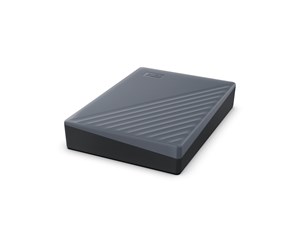 Hard drive - External - WD My Passport - Ekstern Harddisk - 2TB - Grå - WDBWML0020BGY-WESN