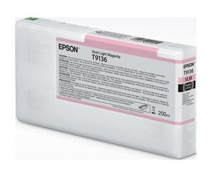 Printertilbehør blekk/toner - Epson T9136 - vivid light magenta - original - ink cartridge - Blekkpatron Vivid light magenta - C13T91360N