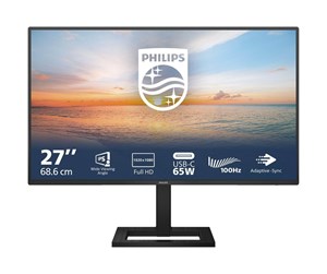 Skjerm - 27" Philips 27E1N1300AE - 1920x1080 - 100Hz - IPS - 27E1N1300AE/00