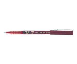 Skrive- & Tegneverktøy - Pilot Pen Pilot Hi-Tecpoint V7 - rollerball pen - red - PIBX-V7R N