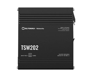 Switch/splitter - Teltonika TSW202 8-Port Managed POE+ Switch (8-Port PoE+ / 2 x SFP) - TSW202000000