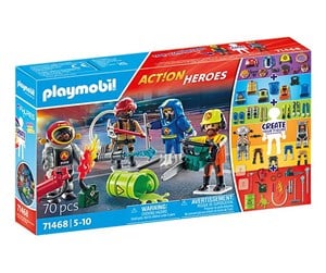 Playmobil - Playmobil Action - Mine brannvesen-figurer - 71468