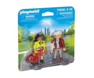 Playmobil - Playmobil Duo Pack - Ambulansearbeider med pasient - 71506