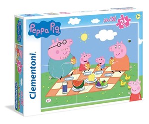 Puslespill - Clementoni Maxi Puzzle Peppa Pig 24st. Gulv - 24028