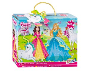 Puslespill - Creative Craft Group Floor Puzzle Princesses 60pcs. Gulv - 400024