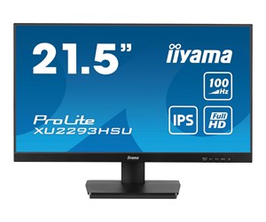 Skjerm - 22" iiyama ProLite XU2293HSU-B6 - 1920x1080 - 100Hz - IPS - XU2293HSU-B6