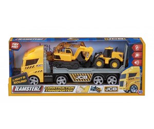 Byggesett - Teamsterz JCB Construction Transporter with L&S toy - 1417293