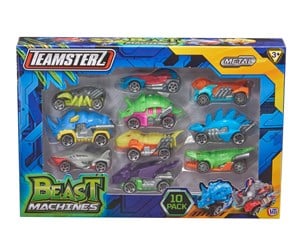 Leketøysbil - Teamsterz Beast machine die-cast 10 pack - 1417435