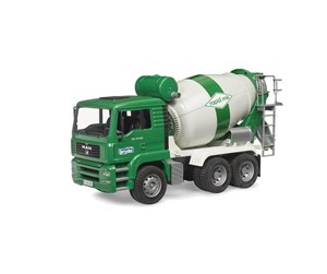 Leketøysbil - Bruder MAN TGA Cement mixer truck rapid mix - 02739