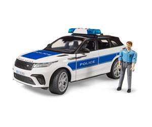 Leketøysbil - Bruder Range Rover Velar Police vehicle with policeman - BR2890