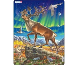 Puslespill - Larsen Puzzles Larsen Reindeer (60 pcs) - LA-FH26