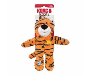 Hund - KONG Wild Knots Tiger Squeak Toy M/L - 634.7376