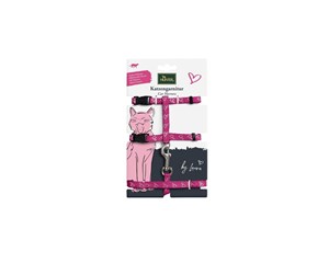 Katt - Hunter By Laura Cat harness with line - Pink - 65951