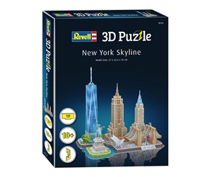 Puslespill - Revell 3D Puzzle New York Skyline 3D Puslespill - 00142