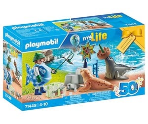 Playmobil - Playmobil SuperSets - Fôring av dyr - 71448