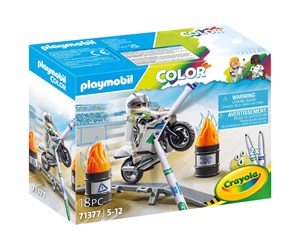 Playmobil - Playmobil - PLAYMOBIL Color: Motorsykkel - 71377