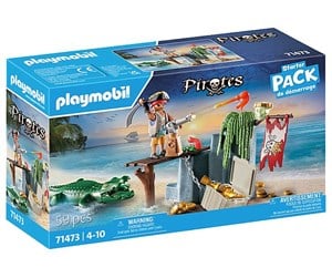 Playmobil - Playmobil StarterPack - Sjørøver med alligator - 71473