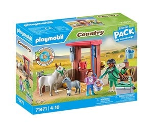 Playmobil - Playmobil StarterPack - Veterinæroppdrag med eslene - 71471