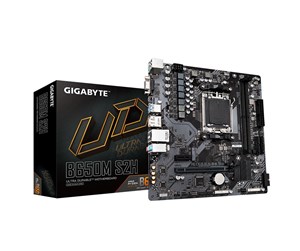 Hovedkort - GIGABYTE B650M S2H Hovedkort - AMD B650 - AMD AM5 socket - DDR5 RAM - Micro-ATX - B650M S2H