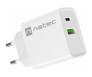 Mobil - Adaptere og ladere - Natec Ribera power adapter - USB 24 pin USB-C - 20 Watt - NUC-2061