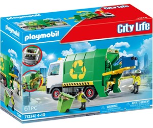 Playmobil - Playmobil City Life - Recycling Truck - 71234