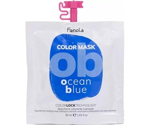 Hårpleie - Fanola Color Mask Nourishing Colouring Mask - Ocean Blue 30 ml - 8008277761138